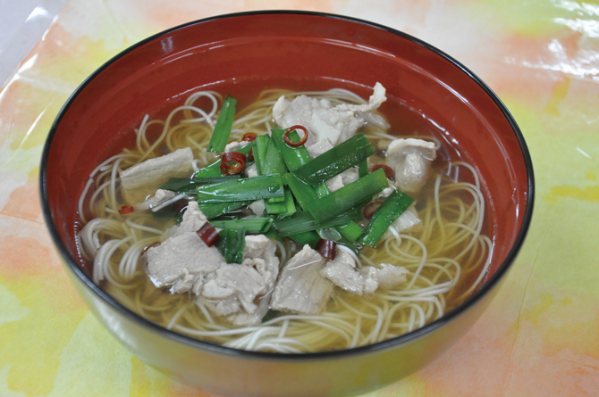 豚肉の韓国風麺～夏バテ予防に！おすすめスタミナ料理！～