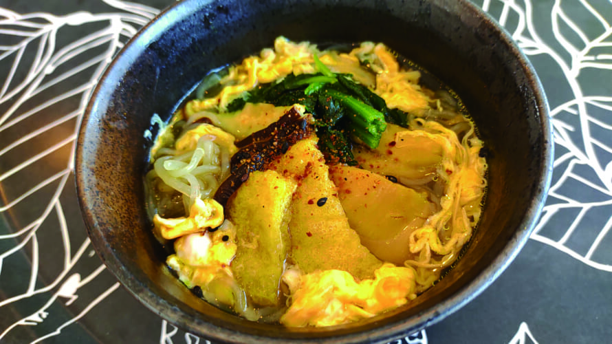 管理栄養士のオススメ『低糖質レシピ』③鶏肉と卵のカレーうどん風